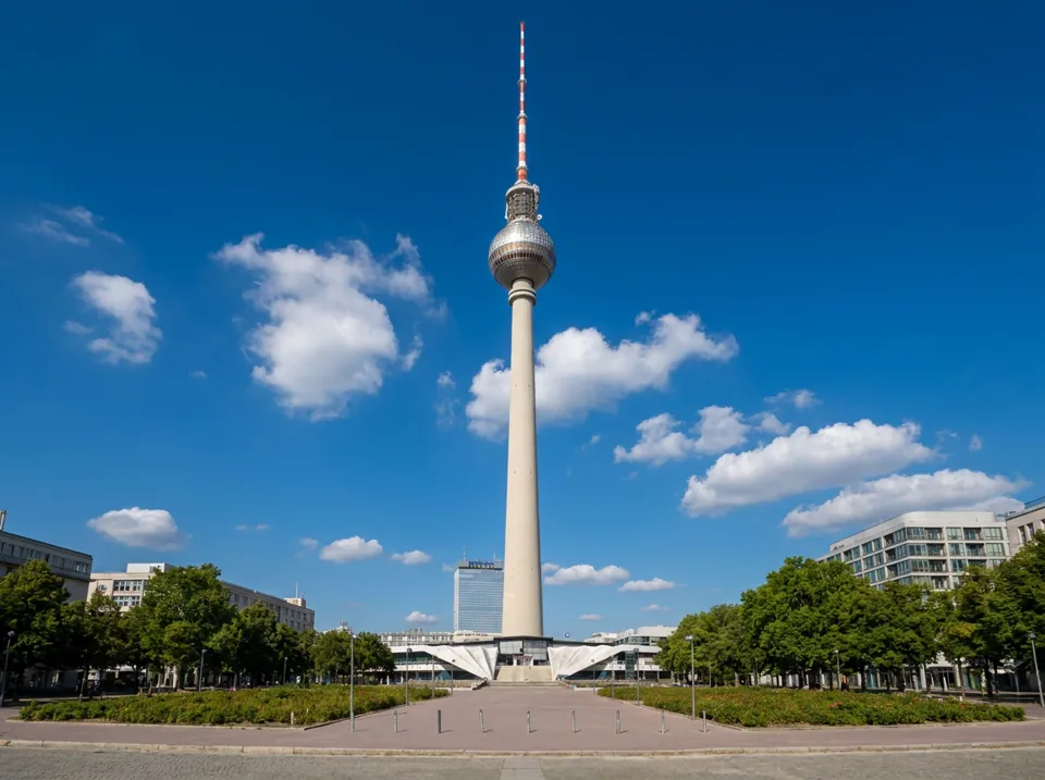 Berliner Fernsehturm am Alexanderplatz
