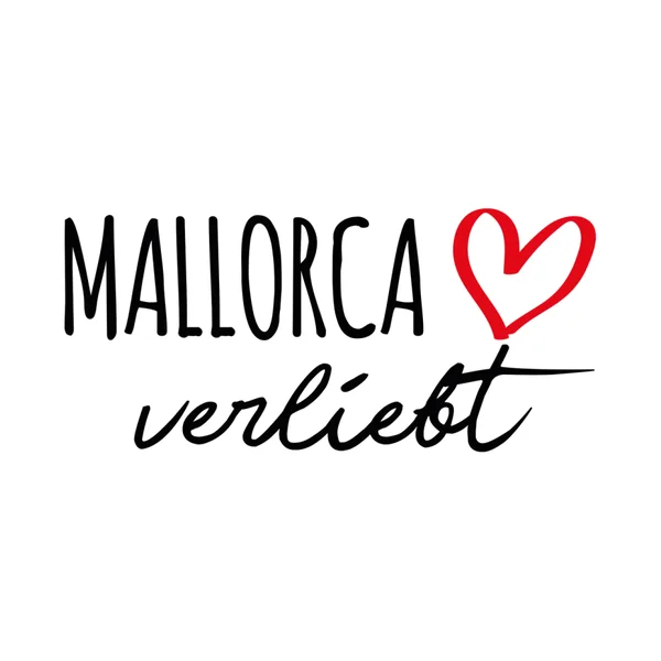 Mallorca Motiv Mallorca verliebt