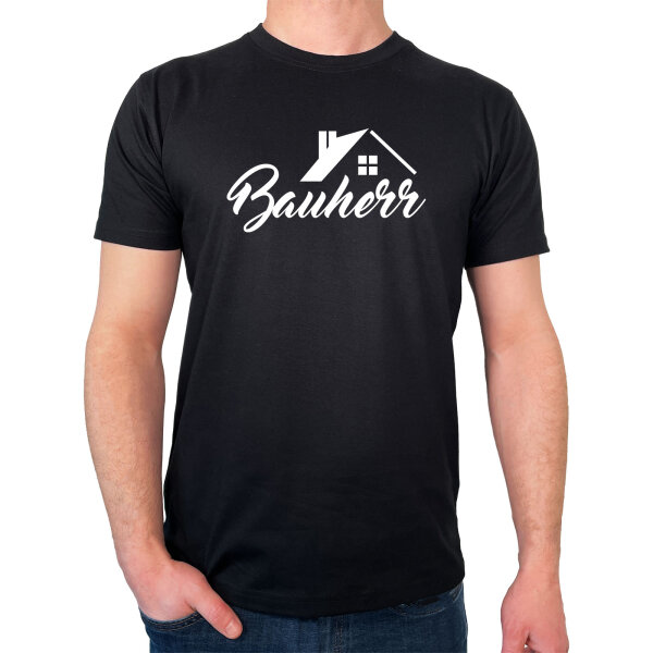 Herren T-Shirt Bauherr  Größe S-3XL