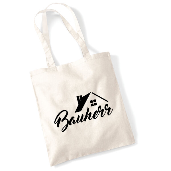 Jutebeutel Bauherr  10 Liter