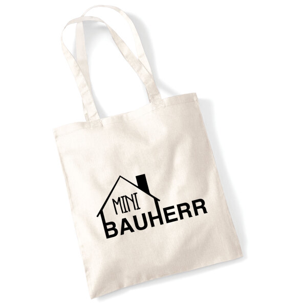 Jutebeutel Mini Bauherr  10 Liter