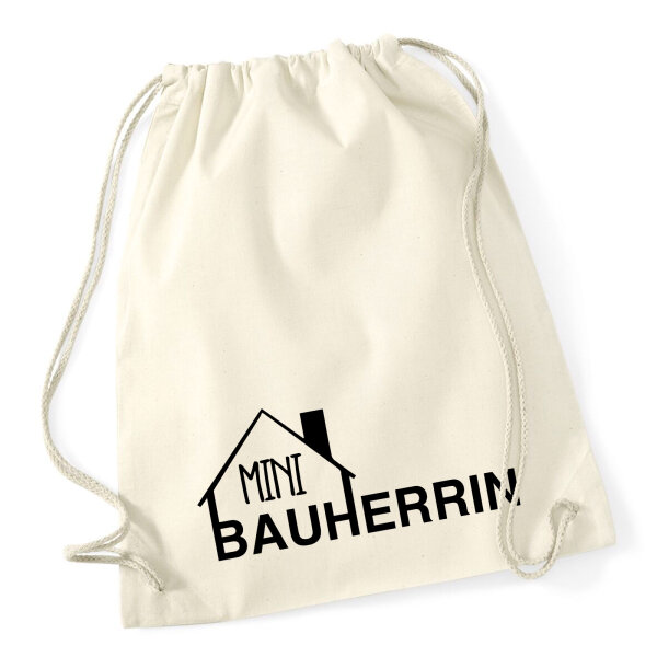 Turnbeutel Mini Bauherrin  12 Liter