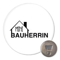 Magnet Mini Bauherrin  59mm Kühlschrankmagnet Flaschenöffner