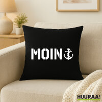 Kissen Moin Anker 40x40cm
