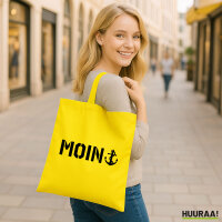 Stofftasche Moin Anker 10 Liter Yellow