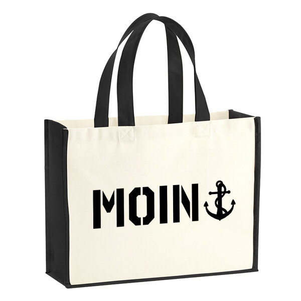 Jutetasche Moin Anker 21 Liter Black