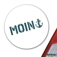 Aufkleber Moin Anker 10cm Sticker