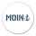 Aufkleber Moin Anker 10cm Sticker