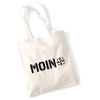 Jutebeutel Moin Kompass 10 Liter