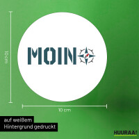Aufkleber Moin Kompass 10cm Sticker