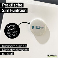 Magnet Kiez Kompass 59mm Kühlschrankmagnet Flaschenöffner