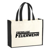 Jutetasche Freiwillige Feuerwehr 21 Liter Black