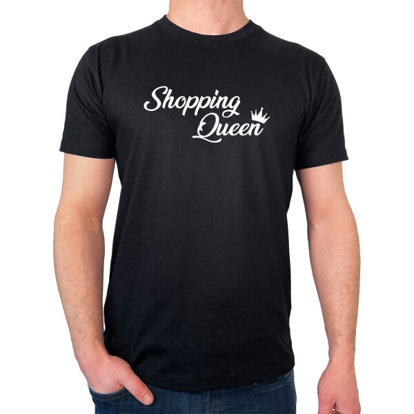 Herren T-Shirt Shopping Queen  Größe S-3XL