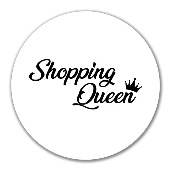 Aufkleber Shopping Queen  10cm Sticker