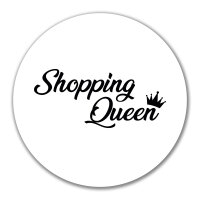 Aufkleber Shopping Queen  10cm Sticker