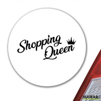 Aufkleber Shopping Queen  10cm Sticker