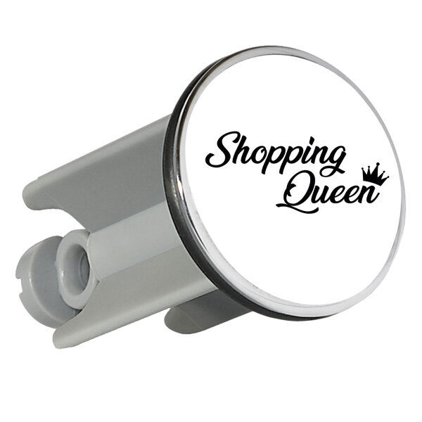 Waschbeckenstöpsel Shopping Queen  4cm Abflussstopfen