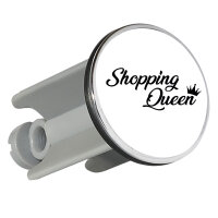Waschbeckenstöpsel Shopping Queen  4cm Abflussstopfen