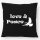 Kissen Love & Peace  40x40cm