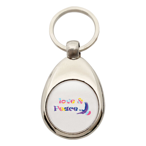Schlüsselanhänger Love & Peace