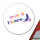 Aufkleber Love & Peace  10cm Sticker