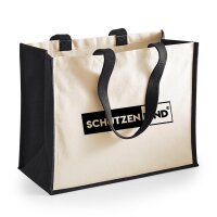 Jutetasche Schützenkind Modern Black 21 Liter