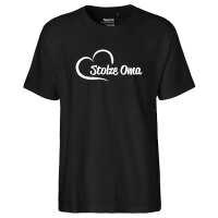 Herren T-Shirt Stolze Oma Herz Größe S-3XL