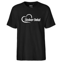 Herren T-Shirt Stolzer Onkel Herz Größe S-3XL