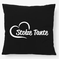 Kissen Stolze Tante Herz 40x40cm
