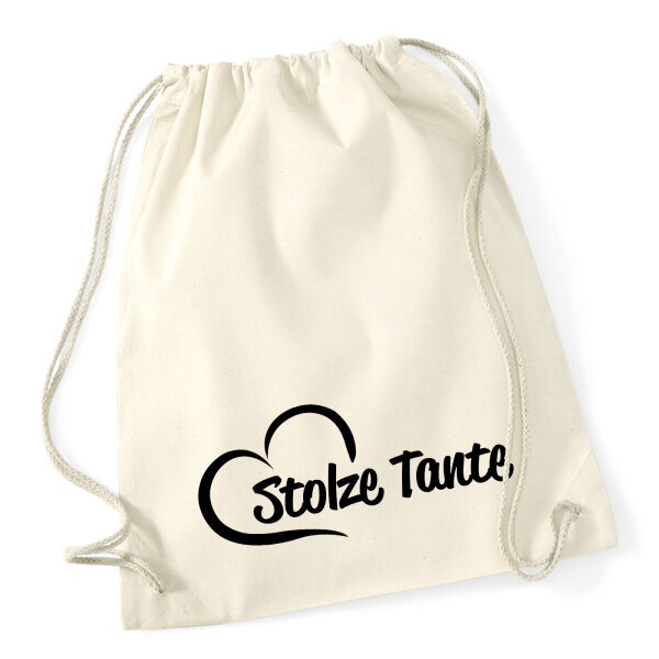 Turnbeutel Stolze Tante Herz 12 Liter