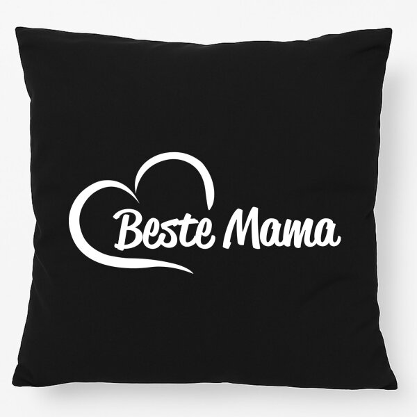 Kissen Beste Mama Herz 40x40cm