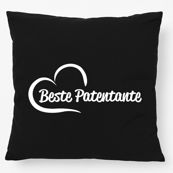 Kissen Beste Patentante Herz 40x40cm