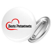 Button Beste Patentante Herz