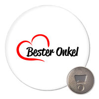Magnet Bester Onkel Herz 59mm Kühlschrankmagnet...
