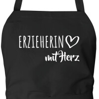 Schürze Erzieherin mit Herz