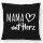 Kissen Mama mit Herz 40x40cm