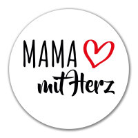 Aufkleber Mama mit Herz 10cm Sticker