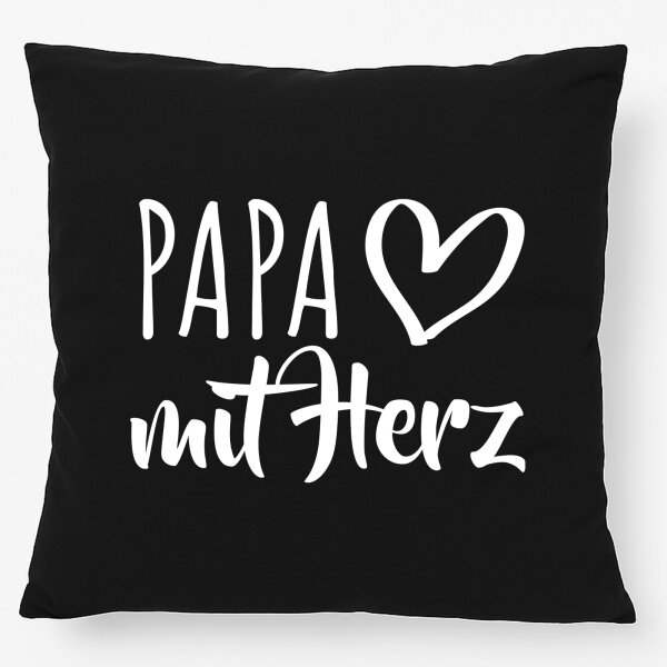 Kissen Papa mit Herz 40x40cm