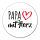 Aufkleber Papa mit Herz 10cm Sticker