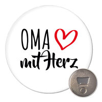 Magnet Oma mit Herz 59mm K&uuml;hlschrankmagnet