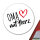 Aufkleber Oma mit Herz 10cm Sticker