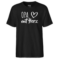 Herren T-Shirt Opa mit Herz Größe S-3XL