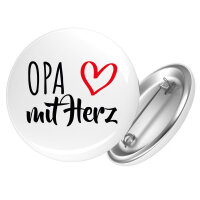 Button Opa mit Herz