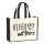 Jutetasche Helfer mit Herz 21 Liter Black
