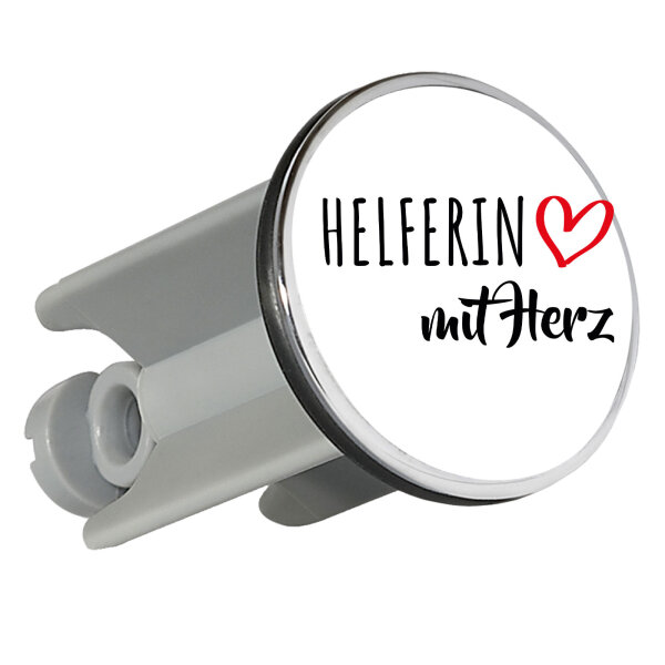 Waschbeckenstöpsel Herferin mit Herz 4cm Abflussstopfen