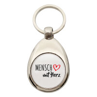 Schlüsselanhänger Mensch mit Herz