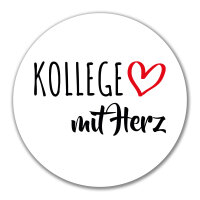 Aufkleber Kollege mit Herz 10cm Sticker