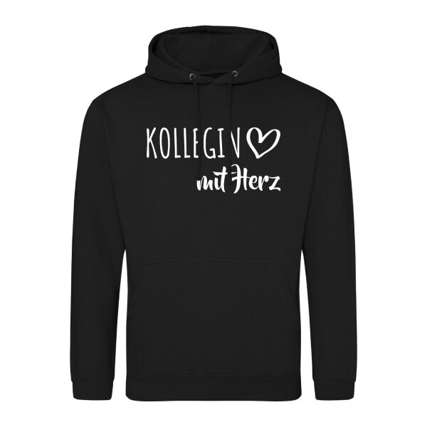 Unisex Hoodie Kollegin mit Herz Größe S-3XL