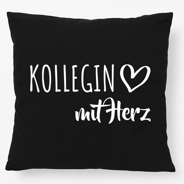 Kissen Kollegin mit Herz 40x40cm
