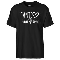 Herren T-Shirt Tante mit Herz Größe S-3XL